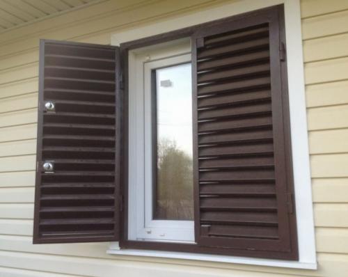 Как закрывать ставни изнутри. Ставни на окна. Конструкции и функции