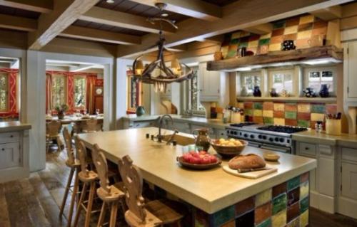 Стиль шале кухня. Особенности стиля в современном исполнении