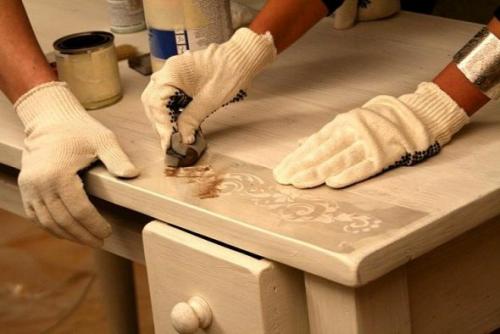 Как изменить цвет мебели из дсп. Технология покраски и лакирования мебели