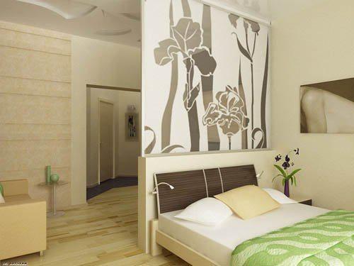 Перегородка в спальне гостиной. Тонкости разделения 02 Перегородка в спальне гостиной. Тонкости разделения 02