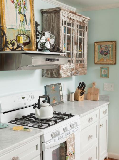 Кухня в винтажном стиле 11