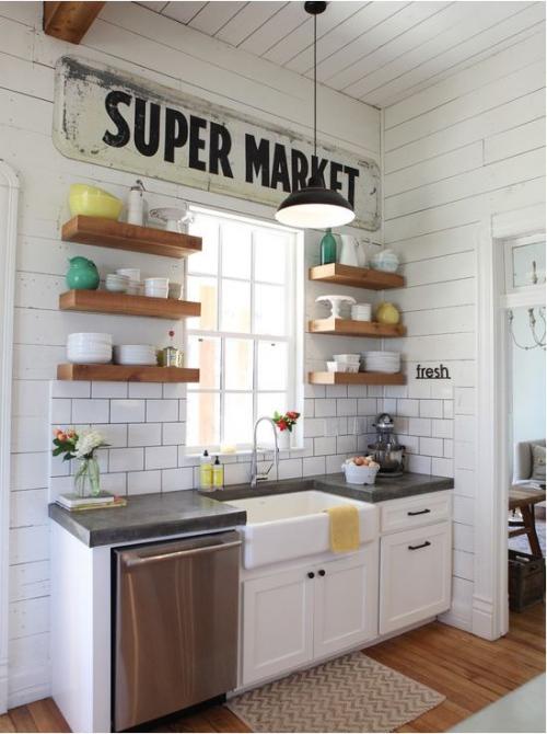 Кухня в винтажном стиле 06