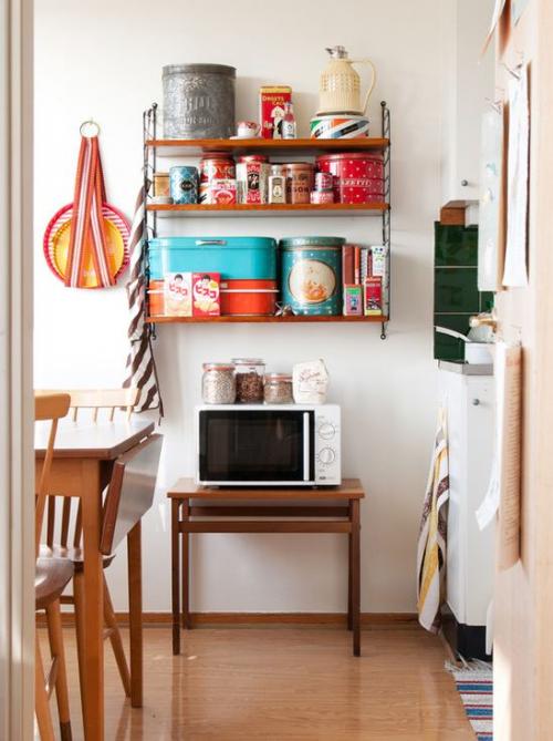 Кухня в винтажном стиле 16