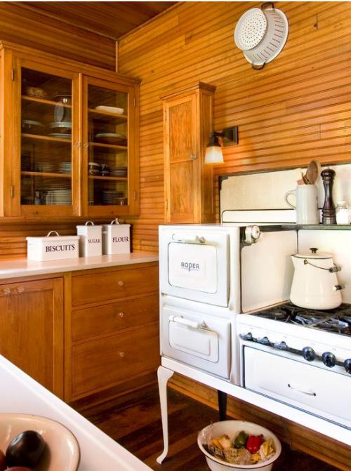 Кухня в винтажном стиле 05