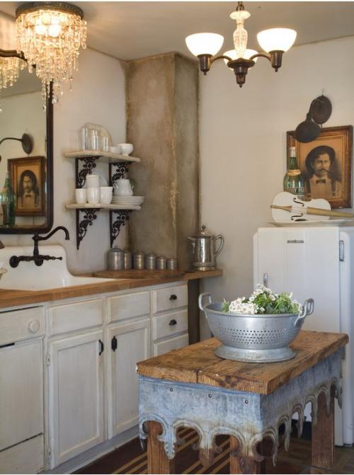 Кухня в винтажном стиле 09