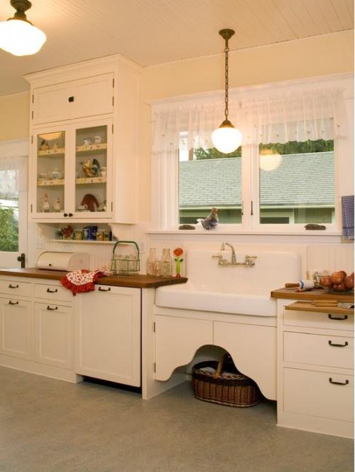 Кухня в винтажном стиле 08