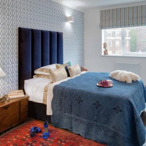 Обои с крупным рисунком очень. Геометрия и полоска