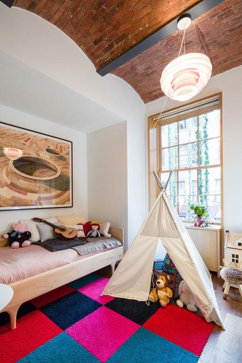 Сводчатые потолки и винтажные детали: лофт в Нью-Йорке 05