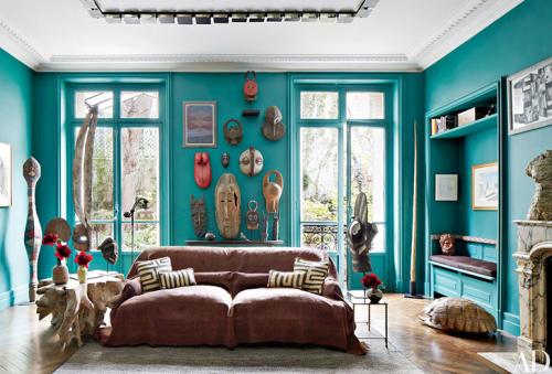 Великолепные апартаменты итальянского дизайнера в Париже 01