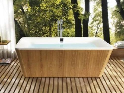 Ванная комната из дерева. Особенности электроснабжения в ванной комнате 16