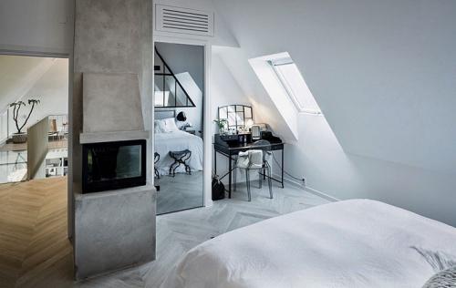 Просторный минималистичный лофт в Стокгольме (160 кв. м) 22