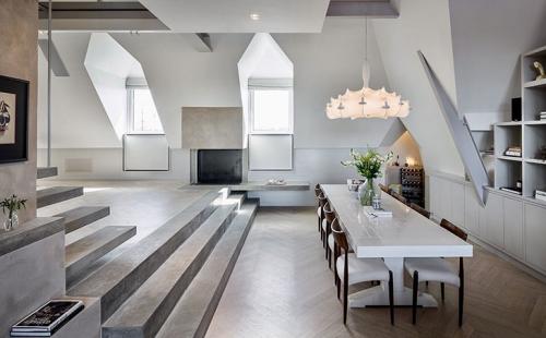 Просторный минималистичный лофт в Стокгольме (160 кв. м) 11