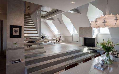 Просторный минималистичный лофт в Стокгольме (160 кв. м) 12