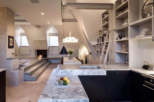 Просторный минималистичный лофт в Стокгольме (160 кв. м) 06