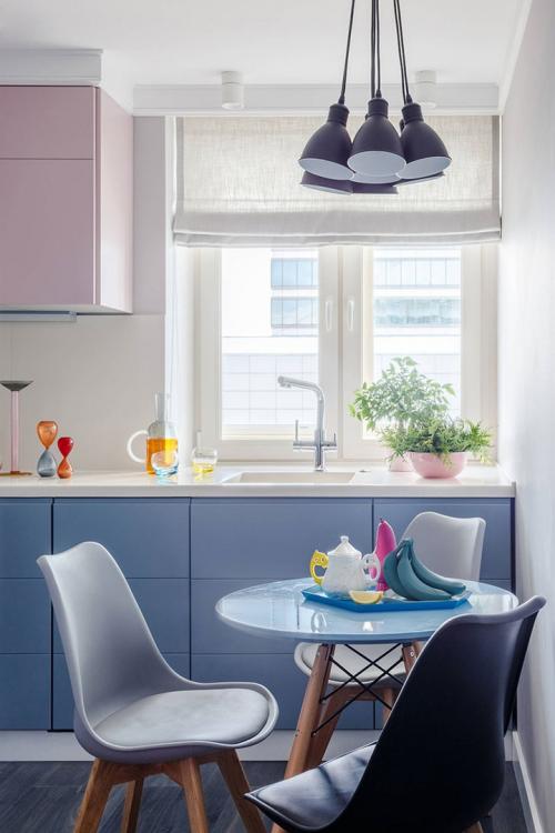 Яркая квартира для девушки в Москве (34 кв. м) 10