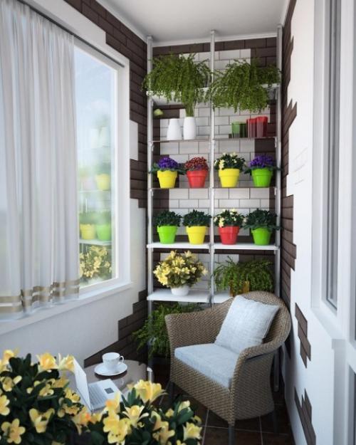 Лоджии и балконы — интересные варианты 05