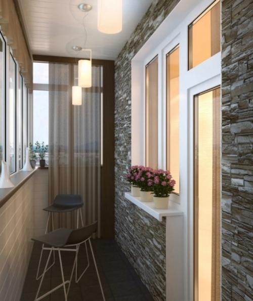 Лоджии и балконы — интересные варианты 01