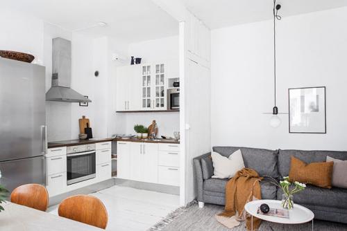 Компактная квартира в Гётеборге, где всему нашлось своё место (42 кв. м) 09