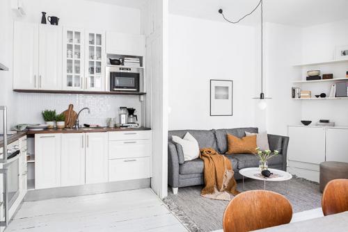 Компактная квартира в Гётеборге, где всему нашлось своё место (42 кв. м) 02