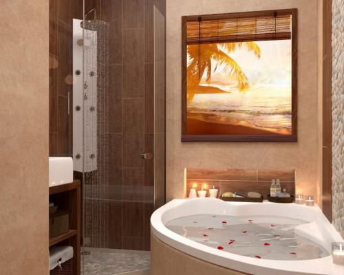 Ванная комната в стиле спа камень. Ванная комната в стиле SPA