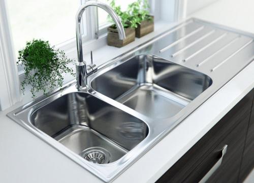 Деревянный фартук для кухни в скандинавском стиле. Кухонная мебель в скандинавском стиле