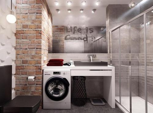 Ванная комната в стиле лофт. Характерные особенности стиля