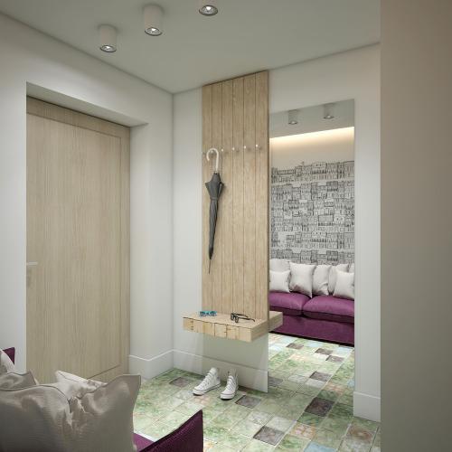 Интерьер квартиры площадью 48 кв.м. 09