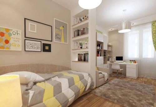 Однушка для семьи с ребенком зонирование. Как зонировать однокомнатную квартиру