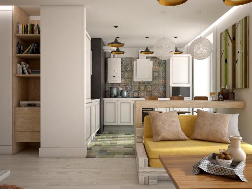 Интерьер квартиры площадью 48 кв.м. 05