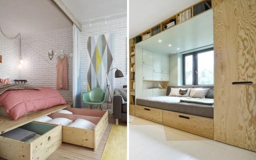 Однушка для семьи с ребенком зонирование. Как зонировать однокомнатную квартиру