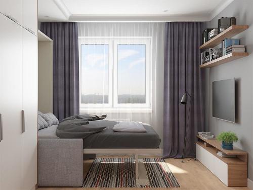 Однушка для семьи с ребенком планировка. Однушка 35 кв. м для семьи с двумя детьми