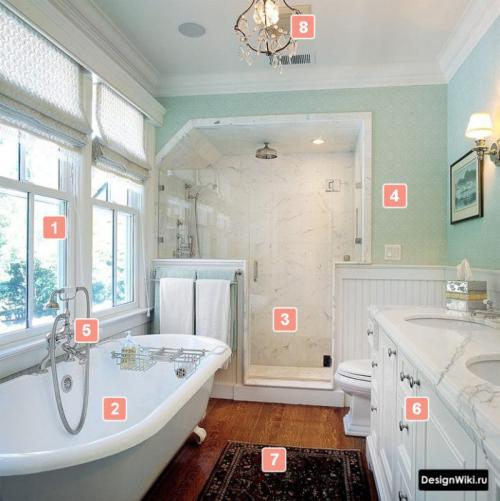 Ванная комната в стиле прованс. Прованс в ванной комнате