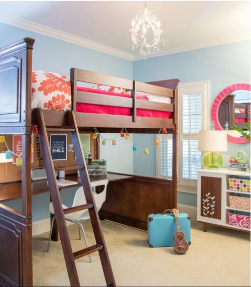 Необычные варианты многоярусных кроватей 02