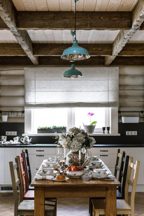 Кухня для дачи - очень уютно и со вкусом! 03