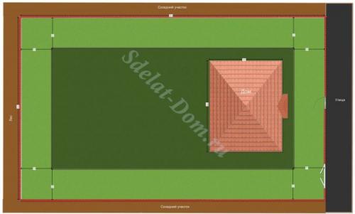 Сделать дизайн проект участка. Создаём план участка 06