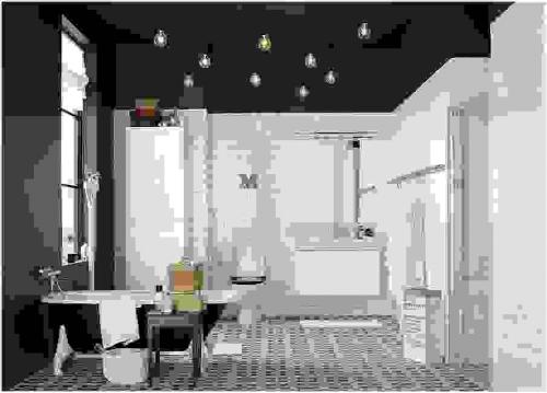 Темный потолок и светлые стены. Яркие стены, светлый потолок, темный пол 08