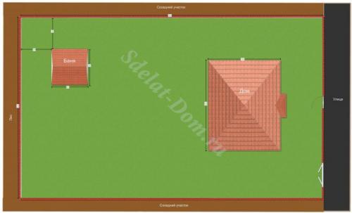Сделать дизайн проект участка. Создаём план участка 07