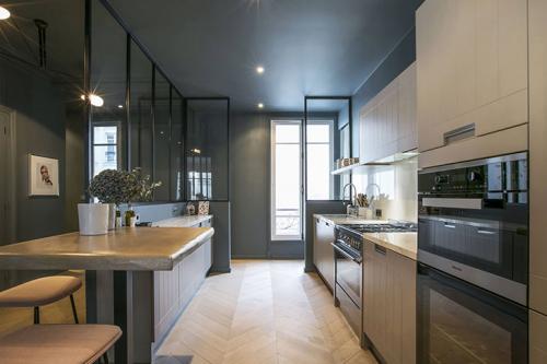 Квартира в Париже: современный интерьер, интересные детали и французский стиль (155 кв. м) 10