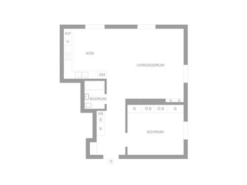 Скандинавский интерьер с нотками английской классики (60 кв. м) 26