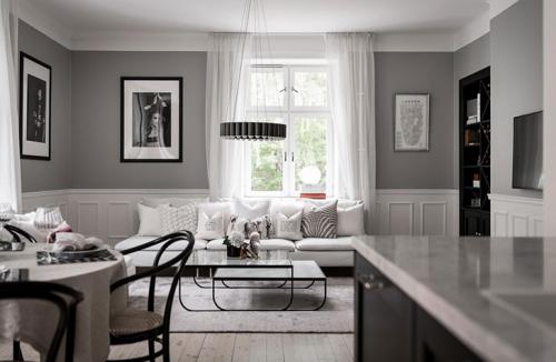 Скандинавский интерьер с нотками английской классики (60 кв. м) 14