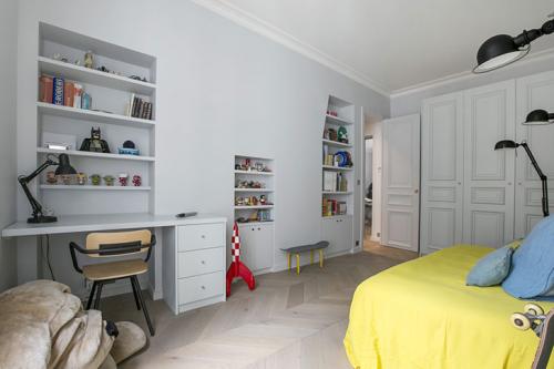 Квартира в Париже: современный интерьер, интересные детали и французский стиль (155 кв. м) 25