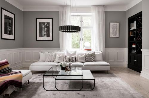 Скандинавский интерьер с нотками английской классики (60 кв. м) 01