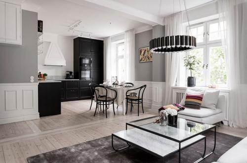 Скандинавский интерьер с нотками английской классики (60 кв. м) 08