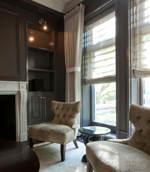 Римские шторы в интерьере 09