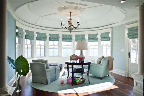 Римские шторы в интерьере 01