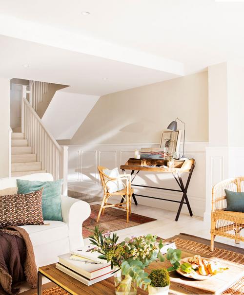 Белый, зеленый, соломенный: интерьер дома в Испании, который дарит умиротворение и радость 08