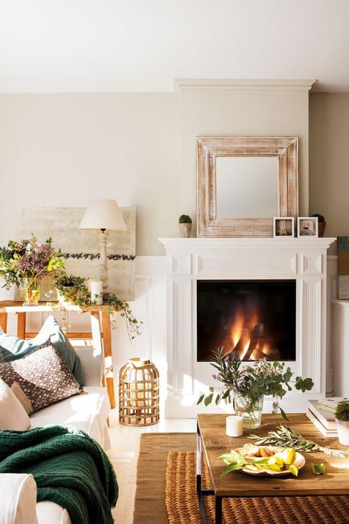 Белый, зеленый, соломенный: интерьер дома в Испании, который дарит умиротворение и радость 02