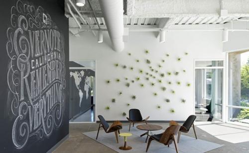 Грифельная стена в интерьере. Грифельные стены и доски в интерьере квартиры