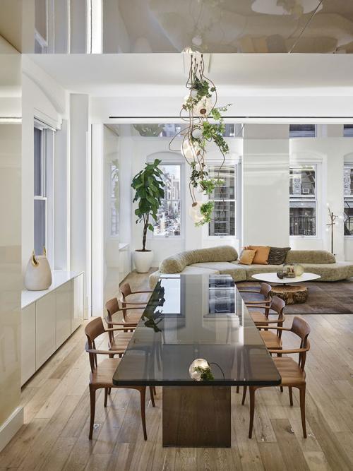 Стильная квартира в легендарном здании в Нью-Йорке 02