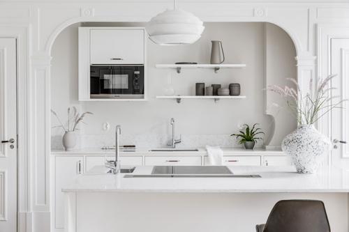 Элегантный белый интерьер в Гетеборге 04